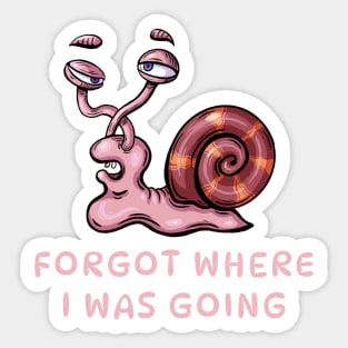 Lost Snail Sticker